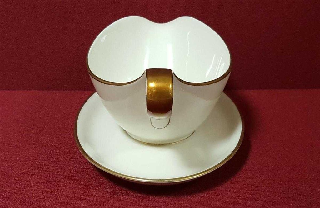 [45815106] Sauciere Goldrand Eschenbach Alte Formen W309 gebraucht - gut Bild 3