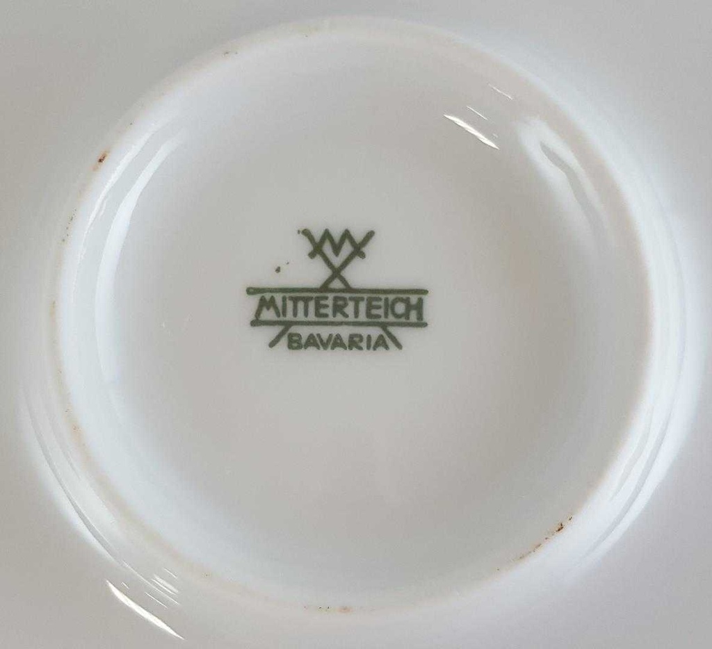 [4581511] Stövchen Mitterteich Form 110 Braune Rose gebraucht - defekt Bild 5