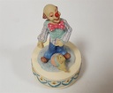 [45815119] Spieluhr Clownfigur mit Hund auf Ball H 17 cm Bild 5