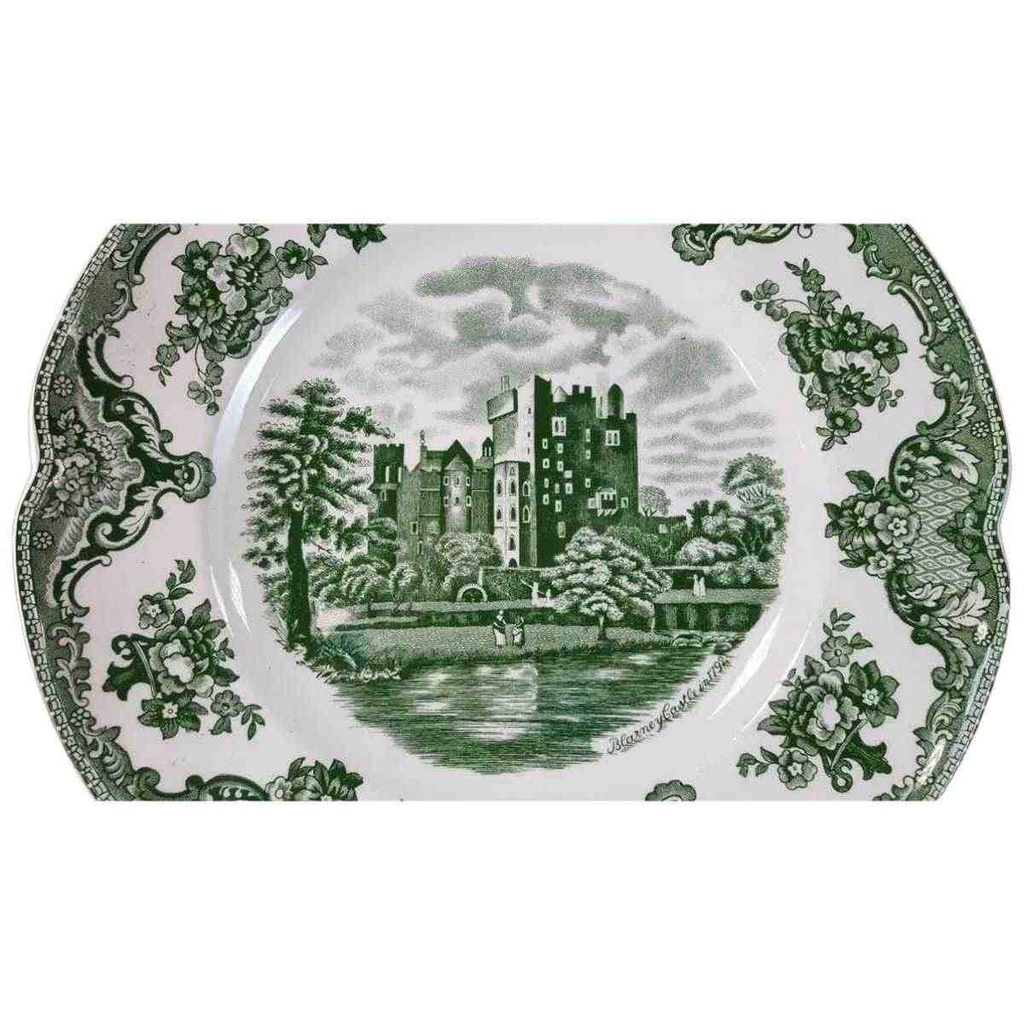 [45815132] Speiseteller Essteller 25,5 cm Johnson Bros Old Britain Castles Grün gebraucht - gut Bild 2