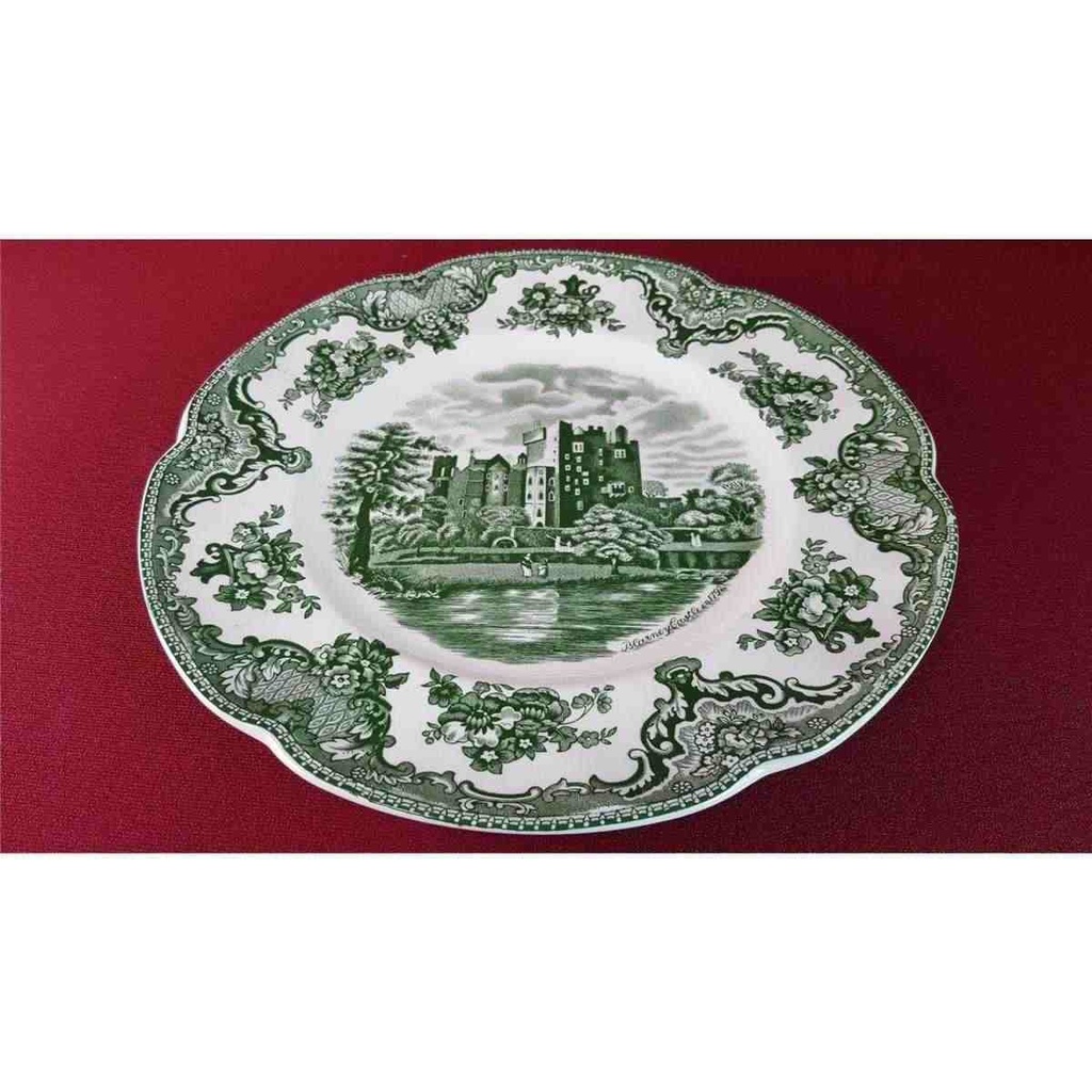 [45815132] Speiseteller Essteller 25,5 cm Johnson Bros Old Britain Castles Grün gebraucht - gut Bild 3