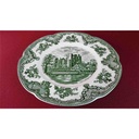 [45815132] Speiseteller Essteller 25,5 cm Johnson Bros Old Britain Castles Grün gebraucht - gut Bild 3