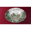 [45815135] Suppenteller 22,2 cm Johnson Bros Castle Story Grün gebraucht - sehr gut Bild 4