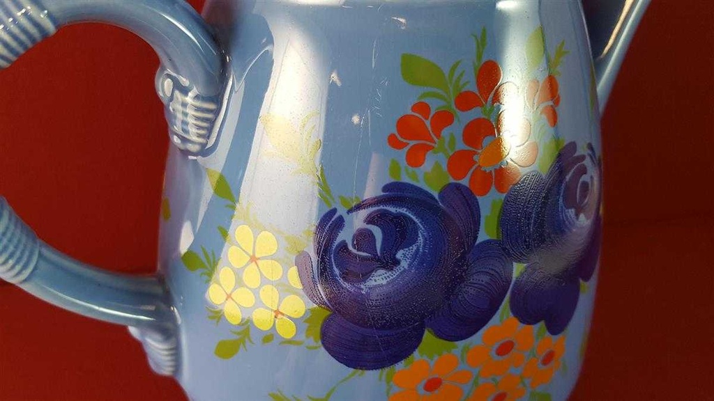 [45815141] Teekanne mit Deckeltasse Tasse 1,45 L Waechtersbach Blumen Blau gebraucht - akzeptabel Bild 8