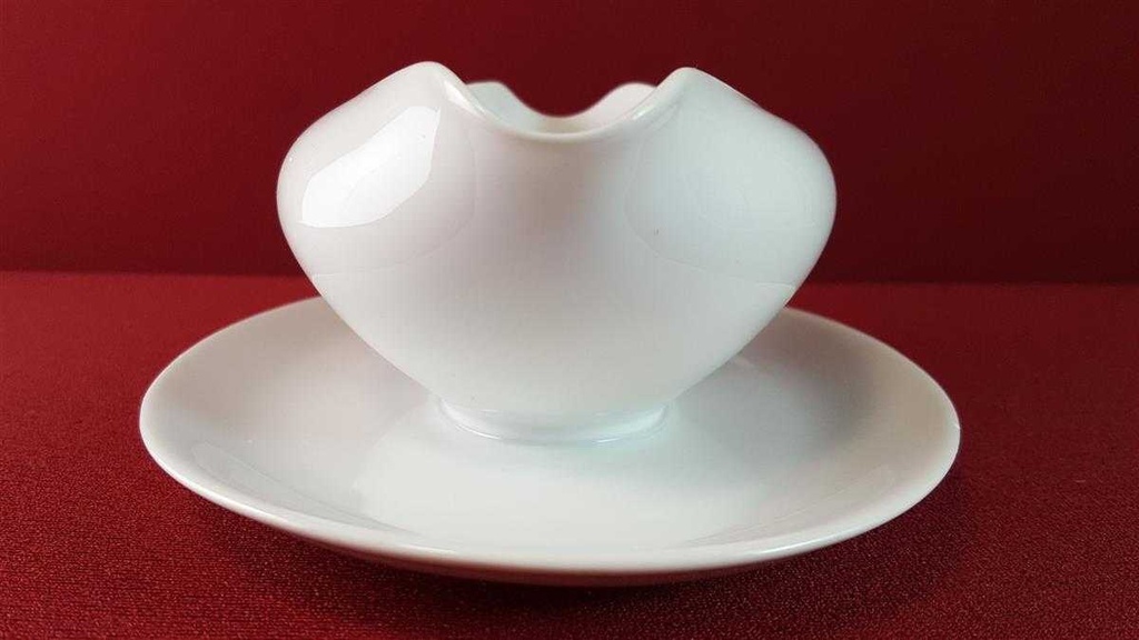 [45815144] Sauciere mit Teller 1tlg KPM Krister Weiß gebraucht - sehr gut Bild 5