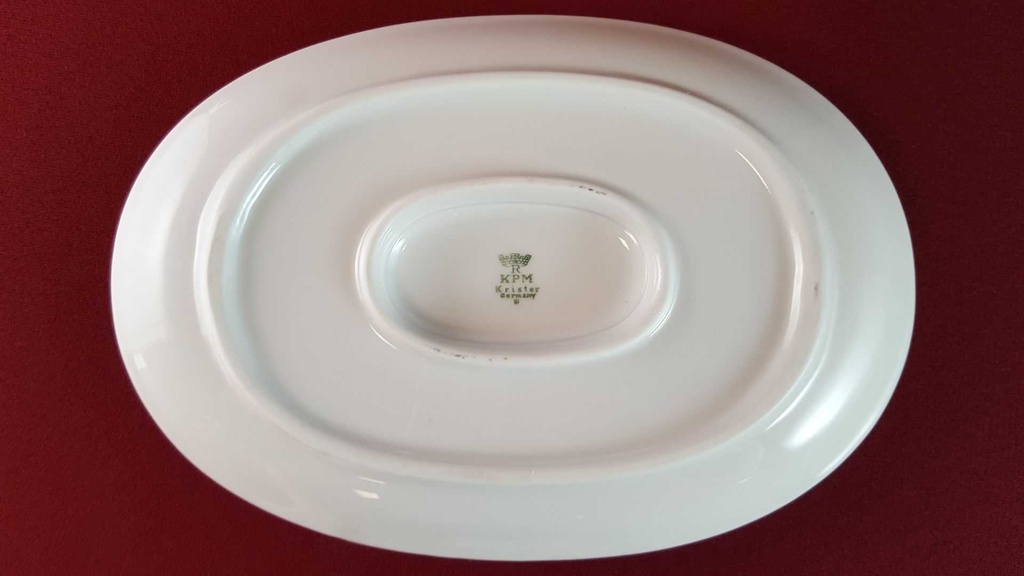 [45815144] Sauciere mit Teller 1tlg KPM Krister Weiß gebraucht - sehr gut Bild 6