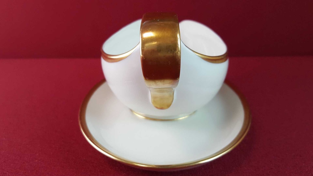 [45815150] Sauciere mit Teller Goldrand 1tlg Eschenbach Alte Formen W507 gebraucht - gut Bild 4