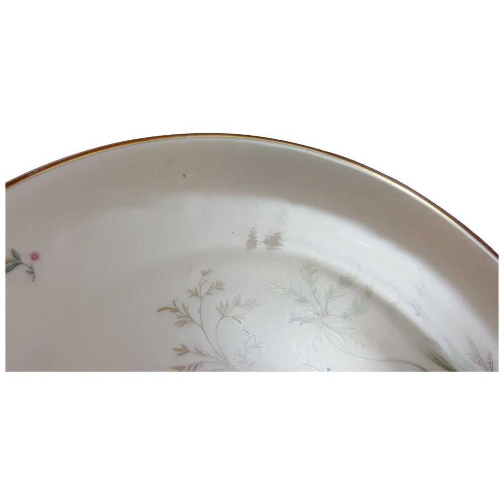 [45815153] Kuchenteller Goldrand 19 cm Schirnding Bavaria Blumendekor Blumen gebraucht - gut Bild 2