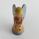 [458151537] Figur Skulptur Weha Kunst Engel singend Weihnachtsengel Flügel pastellblau H 7,2 cm Bild 5
