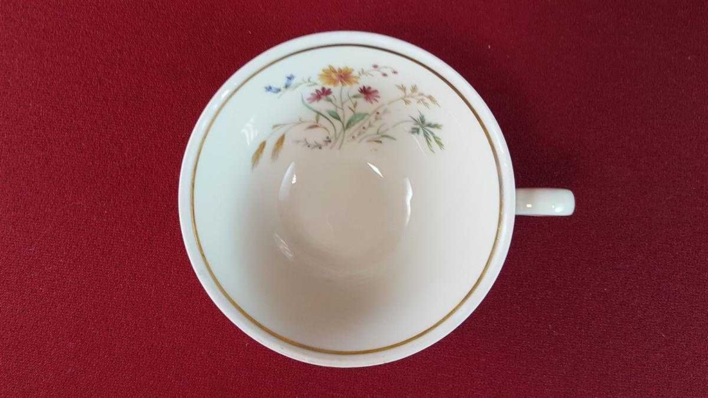 [45815154] Teetasse Tasse Goldrand Schirnding Bavaria Blumendekor Blumen gebraucht - gut Bild 3