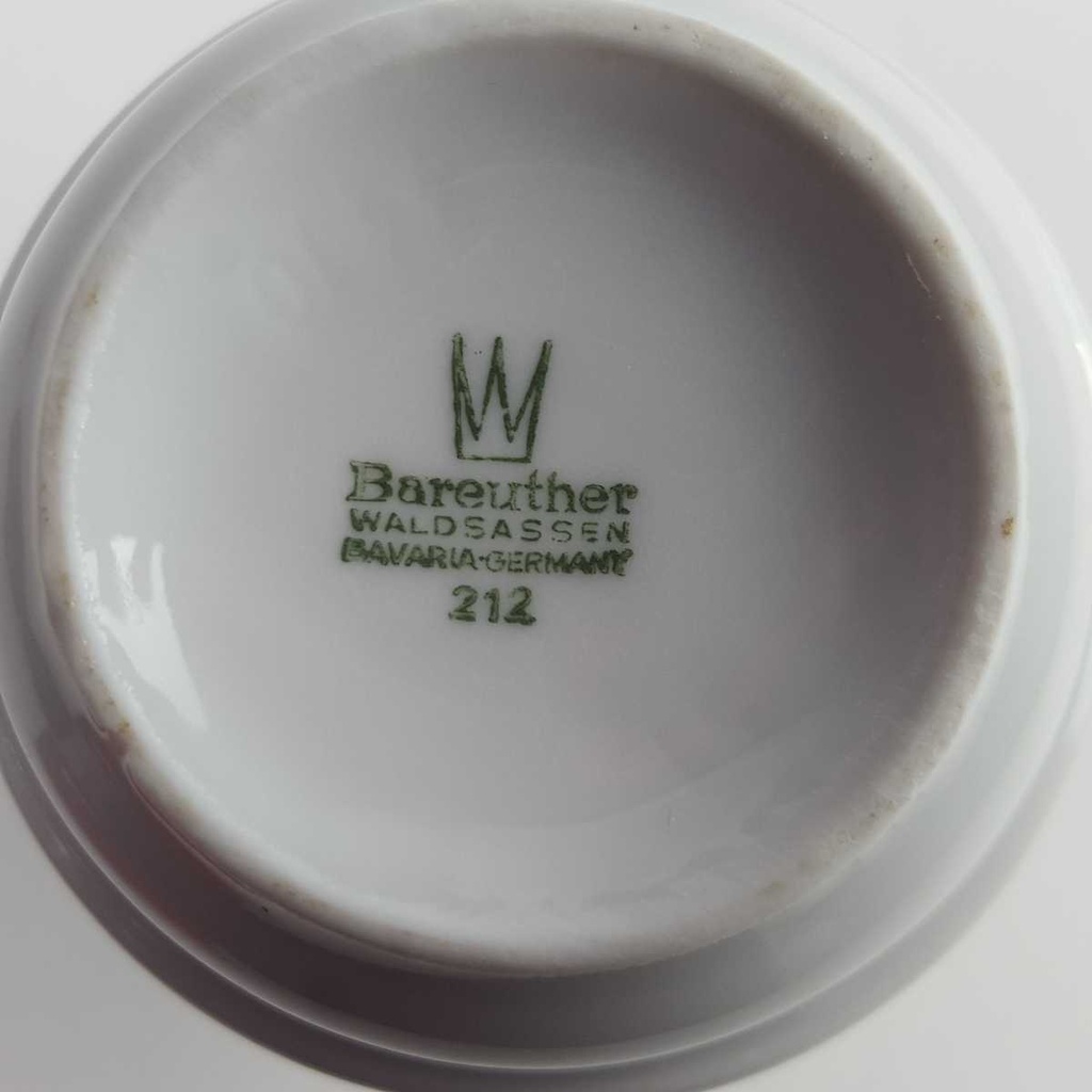 [458151541] Milchkännchen Bareuther Waldsassen Unbestimmte Formen Form 212 Mohnblume Motiv gebraucht - sehr gut Bild 5