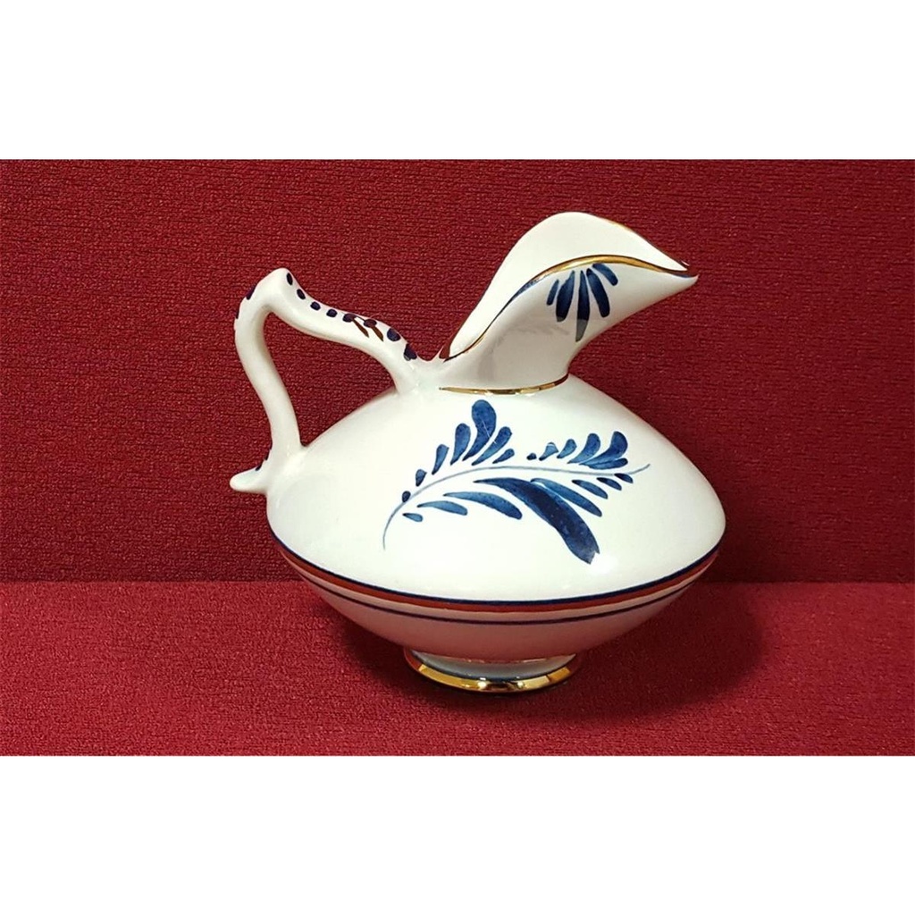 [45815156] Delfts blue Made in Holland Karaffe Kanne mit Goldrand klein H 8,6 cm Bild 3