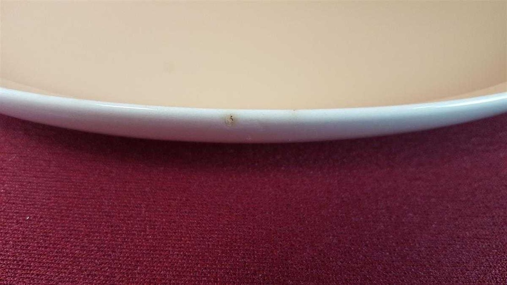 [45815167] Servierplatte Speiseplatte Fleischplatte 34x21,2 cm Villeroy & Boch Mettlach Saar Apricot gebraucht - gut Bild 4