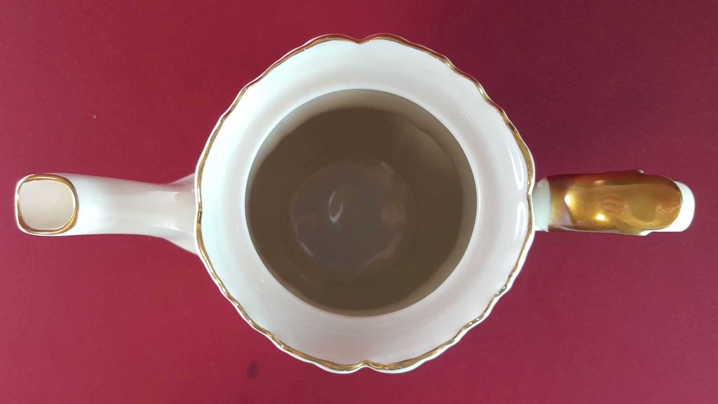 [45815170] Kaffeekanne Goldrand 1,7 L Edelstein Bavaria Maria Theresia 15477 gebraucht - sehr gut Bild 6