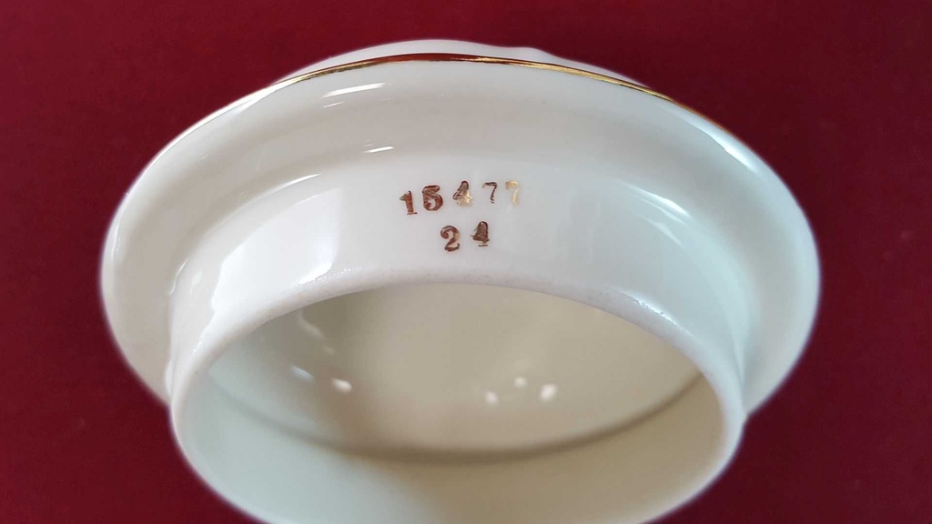[45815170] Kaffeekanne Goldrand 1,7 L Edelstein Bavaria Maria Theresia 15477 gebraucht - sehr gut Bild 8
