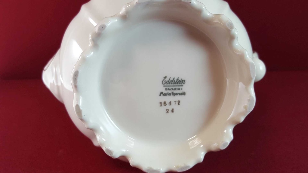 [45815170] Kaffeekanne Goldrand 1,7 L Edelstein Bavaria Maria Theresia 15477 gebraucht - sehr gut Bild 9