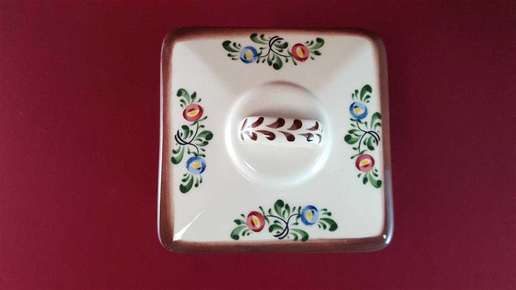 [45815176] Zuckertopf Zeller Keramik Bauerndekor bunte Blumen gebraucht - gut Bild 5
