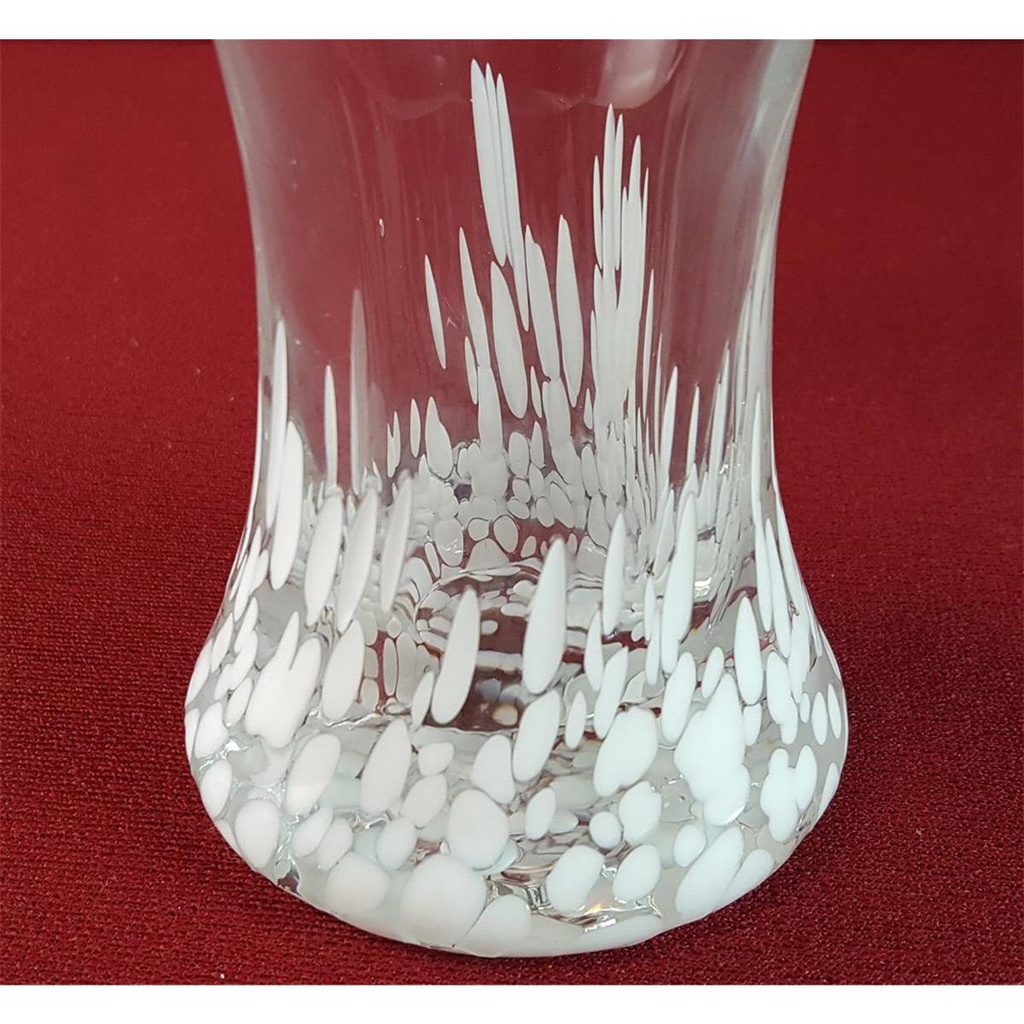 [45815186] Vase Dekorative Handarbeit 17 cm Eisch Weiß gebraucht - gut Bild 4