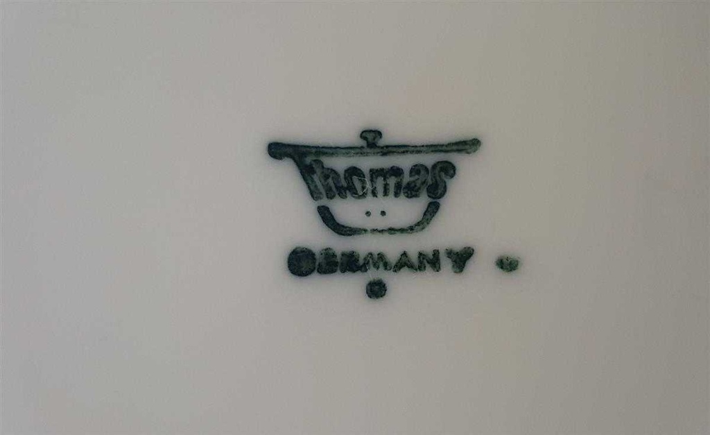 [4581519] Zuckerdose Thomas Porzellan Rheinland Blaulüster gebraucht - gut Bild 4