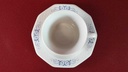 [45815193] Kaffeetasse mit Untertasse Tasse & Winterling Röslau Rautenrelief Blaudeckor eckig Blau gebraucht - sehr gut Bild 3