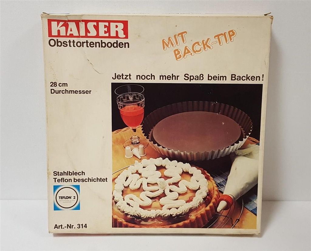 [45815200] Backform Obsttortenboden 28 cm Kaiser Braun gebraucht - sehr gut Bild 5