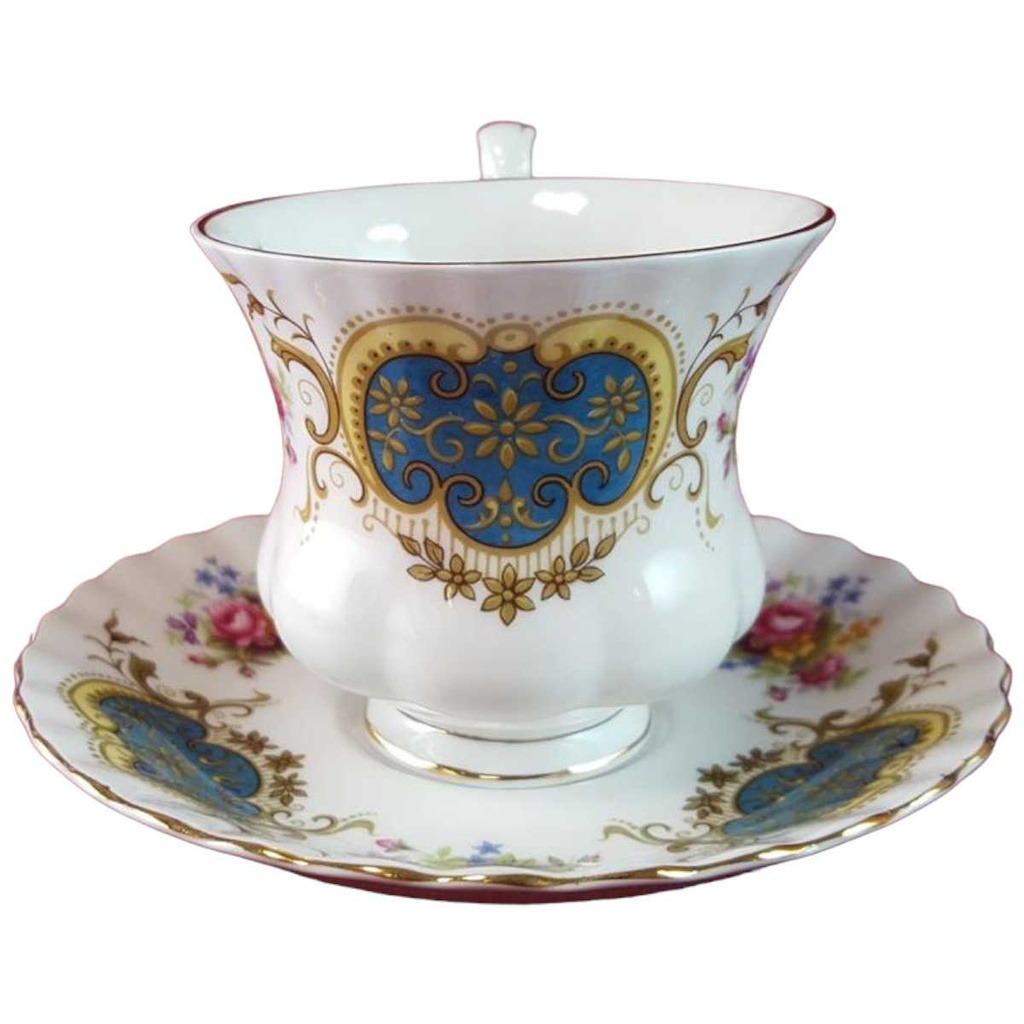 [45815220] Kaffeetasse mit Untertasse Tasse klein Royal Albert Berkeley gebraucht - sehr gut Bild 2