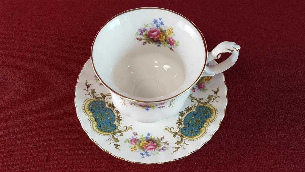 [45815220] Kaffeetasse mit Untertasse Tasse klein Royal Albert Berkeley gebraucht - sehr gut Bild 4