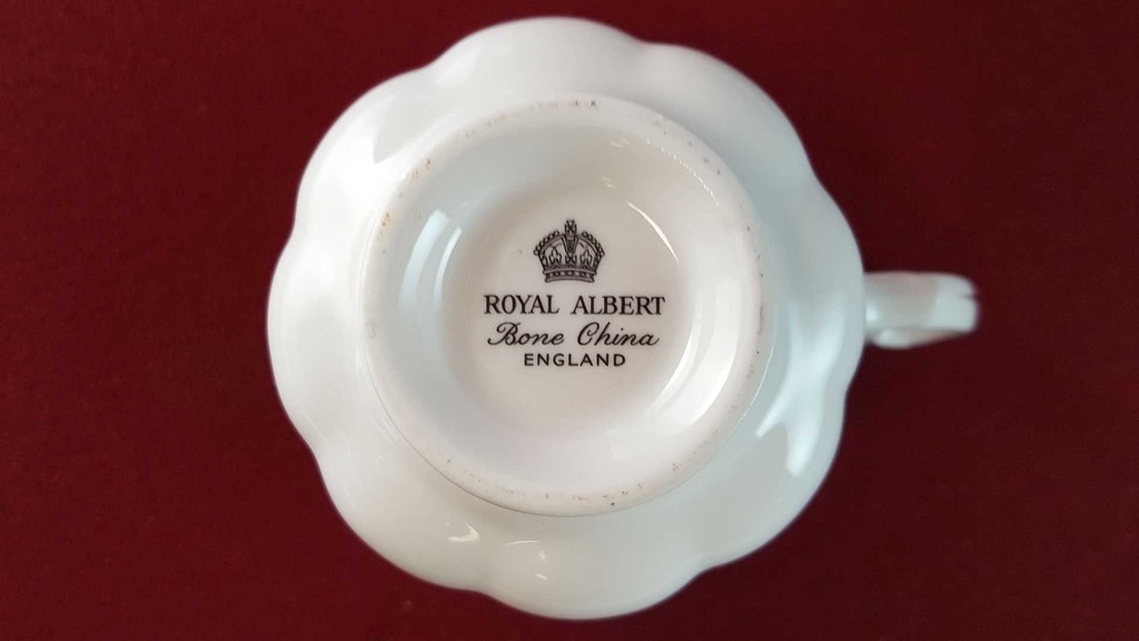 [45815220] Kaffeetasse mit Untertasse Tasse klein Royal Albert Berkeley gebraucht - sehr gut Bild 6