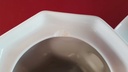 [45815222] Kaffeekanne Kanne 1,2 L Winterling Röslau Rautenrelief Blaudeckor eckig Blau gebraucht - akzeptabel Bild 7