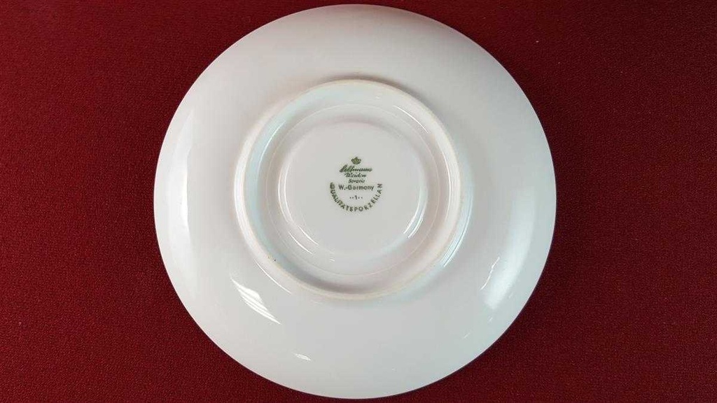 [45815228] Untertasse 14,6 cm Seltmann Weiden Rose gebraucht - akzeptabel Bild 5