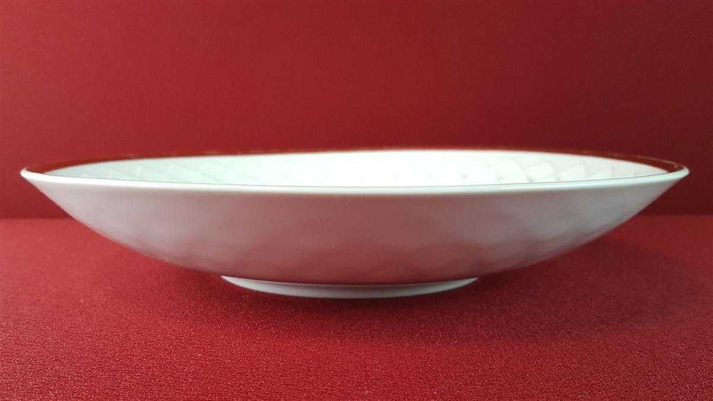 [45815234] Schale Obstschale Goldrand 25,6 cm Schumann Arzberg Tropfenreliefdekor Rote Rose mit gebraucht - gut Bild 5