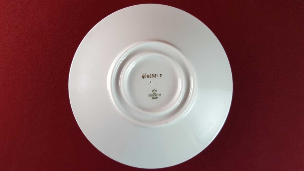 [45815242] Sauciere mit Teller Goldrand Zeh Scherzer Rote Rose gebraucht - sehr gut Bild 6