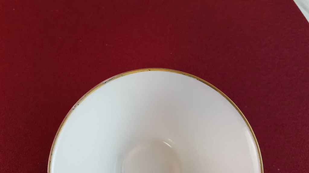 [45815246] Untertasse Kaffeetasse mit Tasse & Goldrand Zeh Scherzer Rote Rose gebraucht - gut Bild 6