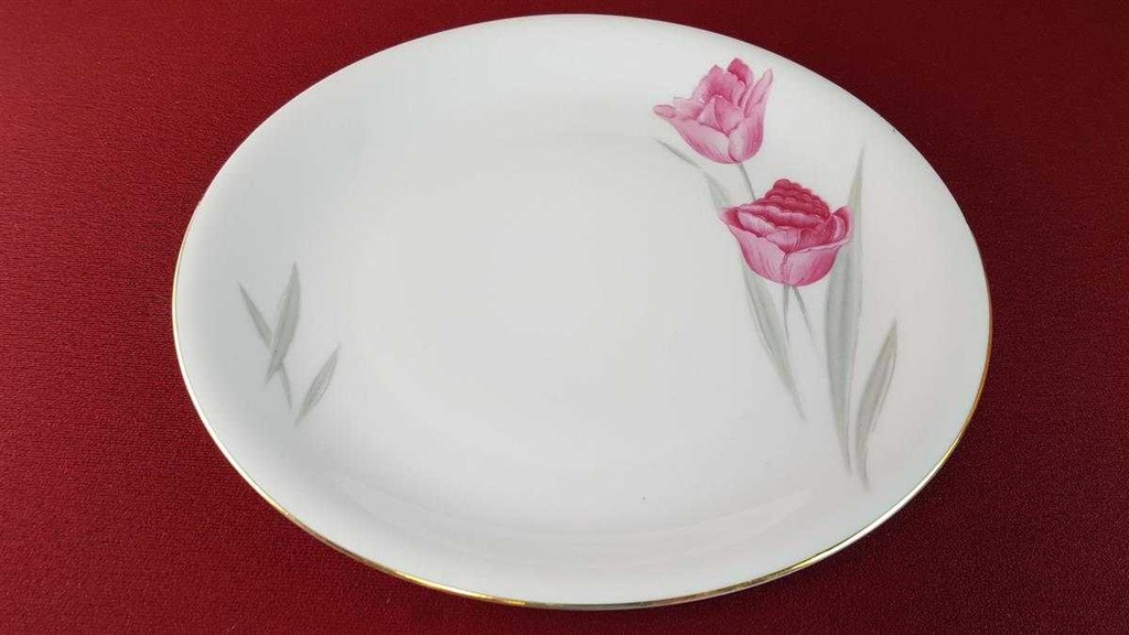 [45815248] Speiseteller Essteller Goldrand 24,7 cm Zeh Scherzer Rote Rose mit gebraucht - akzeptabel Bild 4