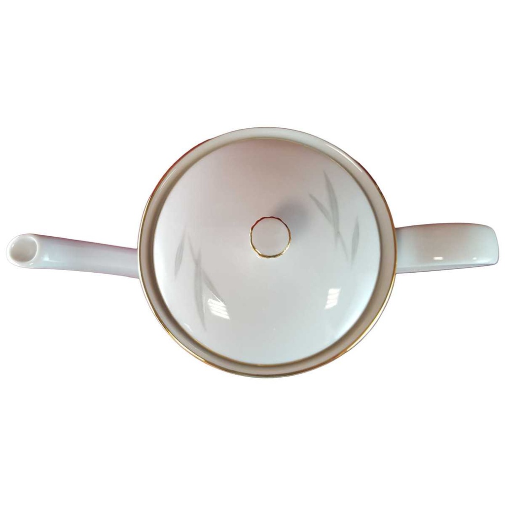 [45815249] Kaffeekanne Kanne Goldrand 1,2 L Zeh Scherzer Rote Rose mit gebraucht - sehr gut Bild 2