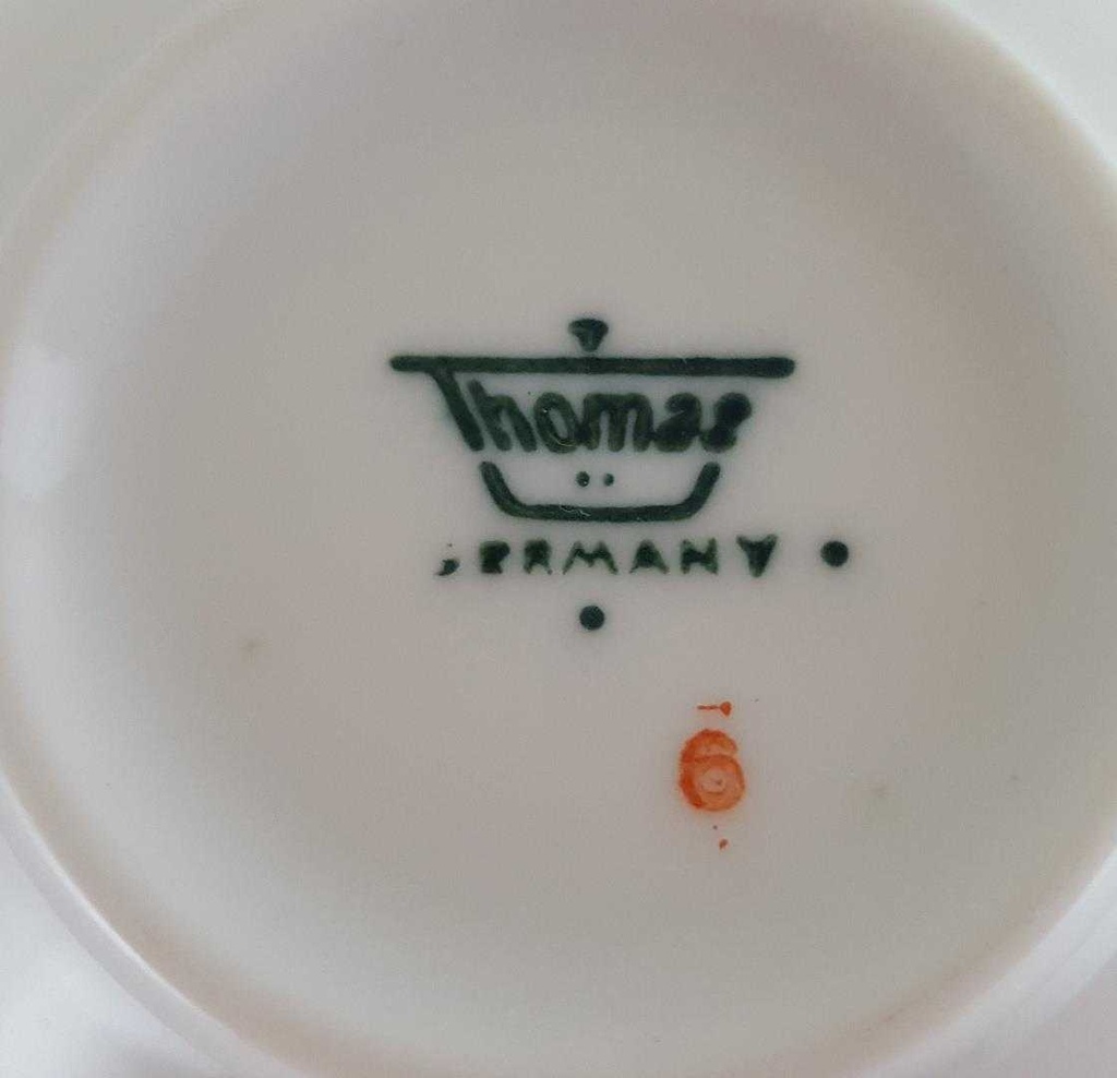 [4581525] Kaffeetasse Tasse Thomas Porzellan Rheinland Blaulüster gebraucht - gut Bild 3