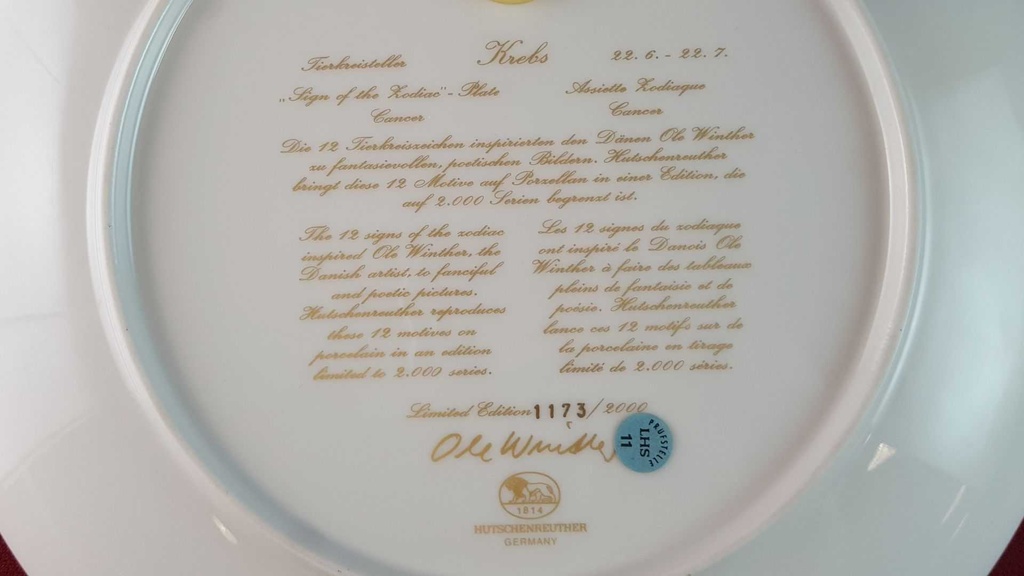 [45815251] Wandteller Hutschenreuther gebraucht - sehr gut Bild 6
