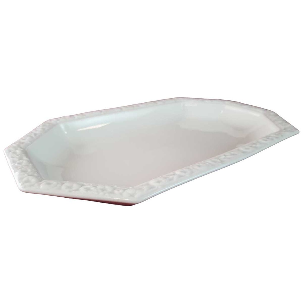 [45815252] Fleischplatte 25x15,3 cm Rosenthal Maria Weiß gebraucht - gut Bild 2