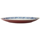 [45815256] Servierplatte Speiseplatte Fleischplatte Steakplatte 31x21 cm GKC Bavaria Zwiebelmuster Blau gebraucht - gut Bild 2