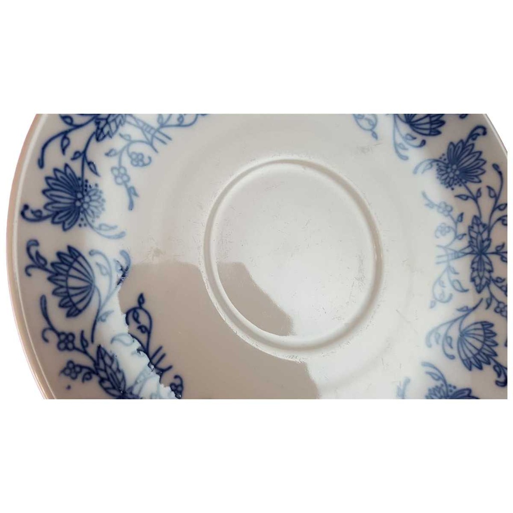 [45815262] Untertasse für Suppe 16,7 cm GKC Bavaria Zwiebelmuster Blau gebraucht - akzeptabel Bild 2