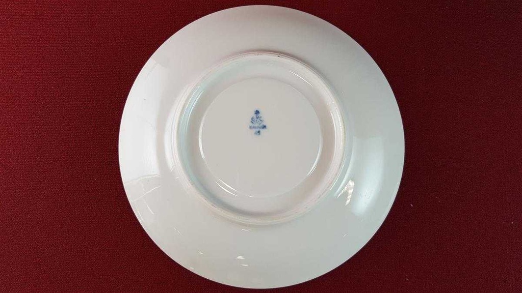 [45815262] Untertasse für Suppe 16,7 cm GKC Bavaria Zwiebelmuster Blau gebraucht - akzeptabel Bild 3