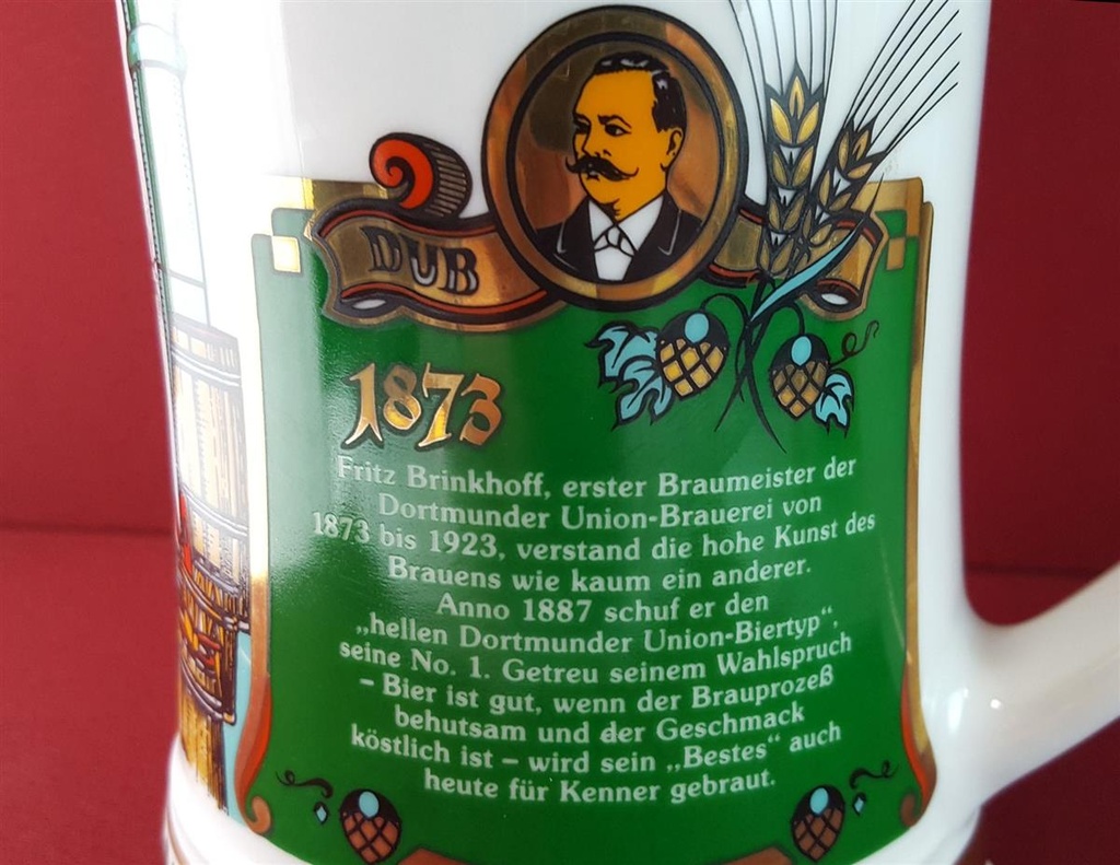 [45815265] Bierkrug Jahreskrug groß Dortmunder Union gebraucht - sehr gut Bild 4