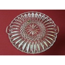 [45815282] Tortenplatte Tortenständer 30,2 cm KH Echte Bleikristal Transparent gebraucht - gut Bild 3