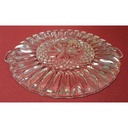 [45815282] Tortenplatte Tortenständer 30,2 cm KH Echte Bleikristal Transparent gebraucht - gut Bild 4