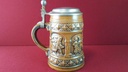 [2119105] Bierkrug mit Zinndeckel 0,5 L Gerz Gerzit gebraucht - gut Bild 3