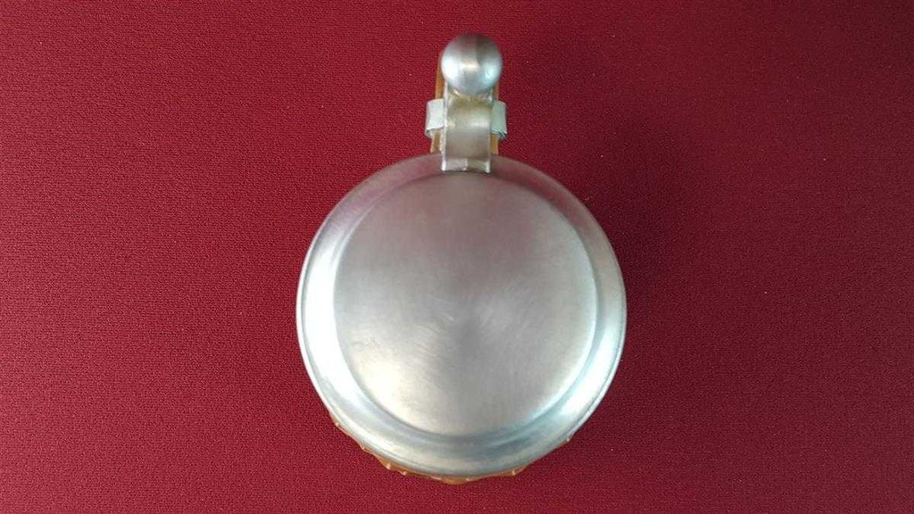 [2119105] Bierkrug mit Zinndeckel 0,5 L Gerz Gerzit gebraucht - gut Bild 7