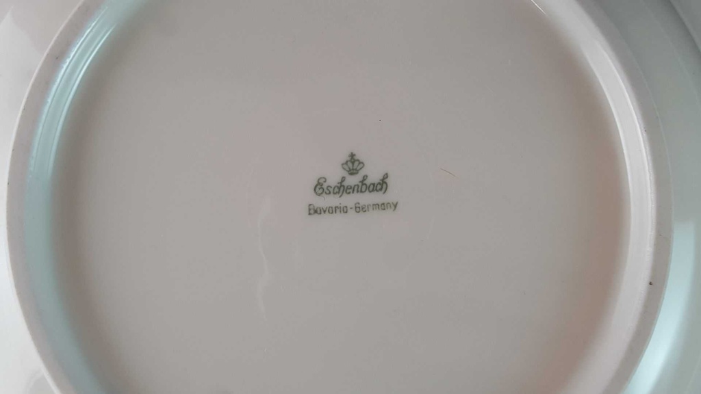 [45815317] Schüssel Goldrand 26 cm Eschenbach Alte Formen 010171 Schwarze Ranke gebraucht - gut Bild 6