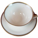 [45815324] Teetasse mit Untertasse Tasse Goldrand Eschenbach Alte Formen 010171 Schwarze Ranke gebraucht - gut Bild 2