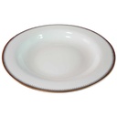 [45815329] Suppenteller Goldrand 23 cm Eschenbach Alte Formen 010171 Schwarze Ranke gebraucht - gut Bild 2