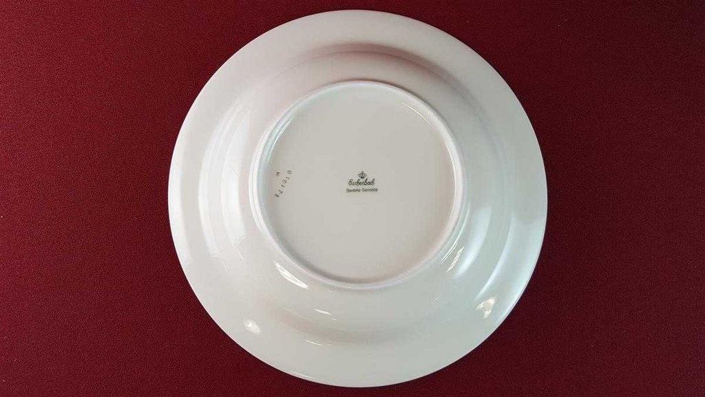 [45815329] Suppenteller Goldrand 23 cm Eschenbach Alte Formen 010171 Schwarze Ranke gebraucht - gut Bild 4